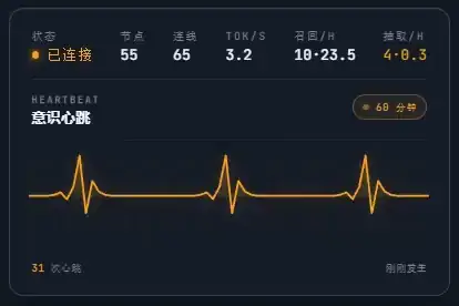 Bailongma Agent 自我心跳机制循环动画